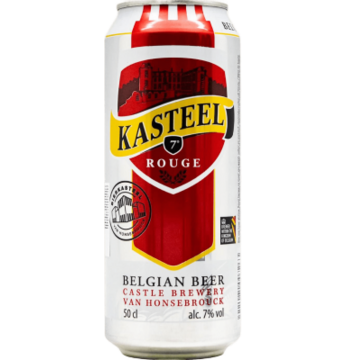 Пиво Kasteel Rouge 7% ж/б 0,5л