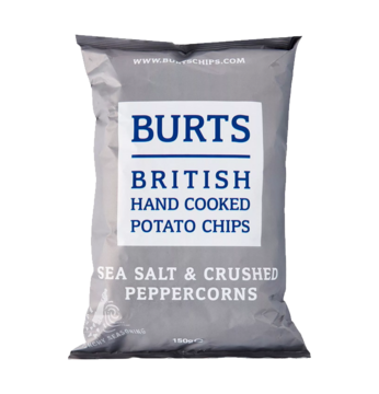 Чипсы Burts Sea Salt and Crushed  Peppercoms  150 гр