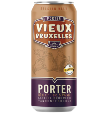 Пиво Porter Vieux Bruxelles (Портер Вьё Брюссель) 5,7% ж/б 0,5л